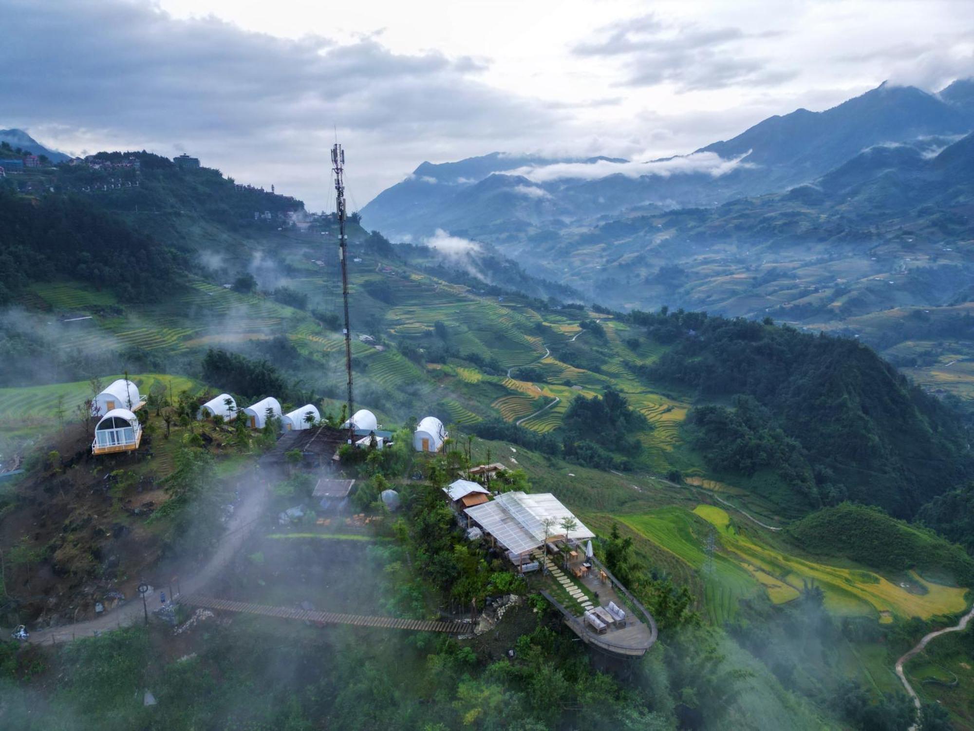 Phansi - Glamping, View Point 360, Bar & Bbq Sapa Eksteriør billede
